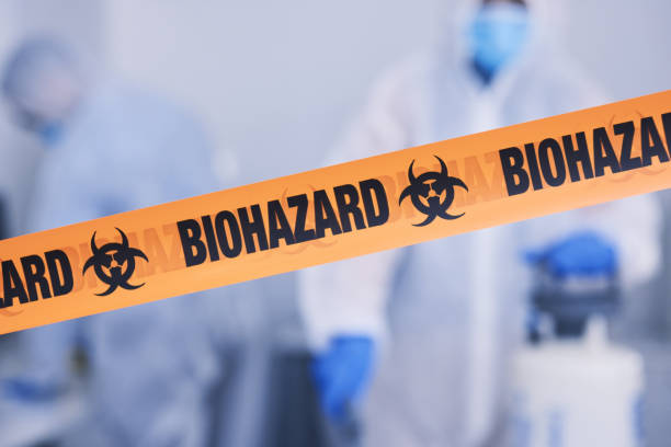 Professional Blood Cleanup technician working in Aston, PA